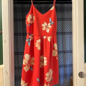 Monteau Hawaiian floral dress